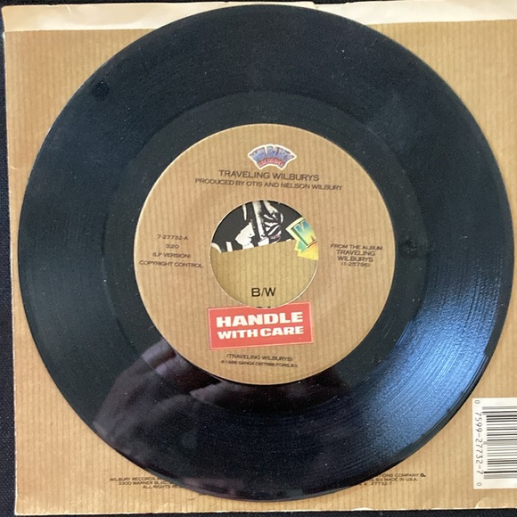 Set of 2:Traveling Wilburys and Roy Orbison 45s - Picture 6 of 9